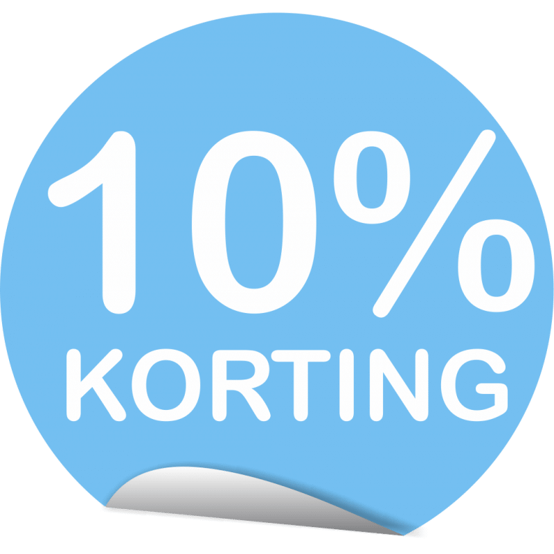 Korting 10 procent